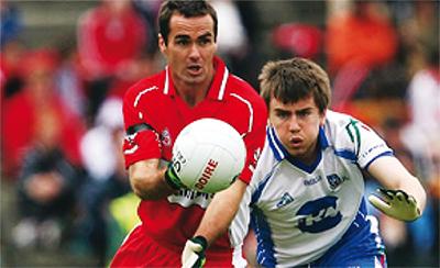 Sean Marty Lockhart, Irish International Footballer (with ball)